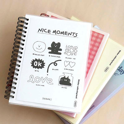 Álbum para Guardar Pegatinas Sticker Collecting Book White