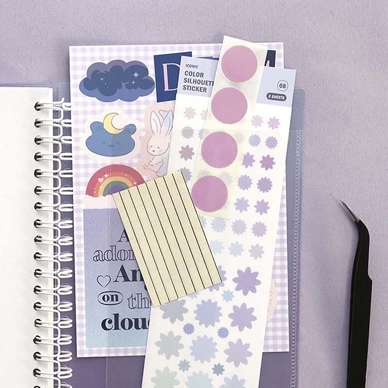 Álbum para Guardar Pegatinas Sticker Collecting Book Lavender