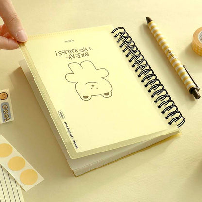 Álbum para Guardar Pegatinas Sticker Collecting Book Cream Yellow