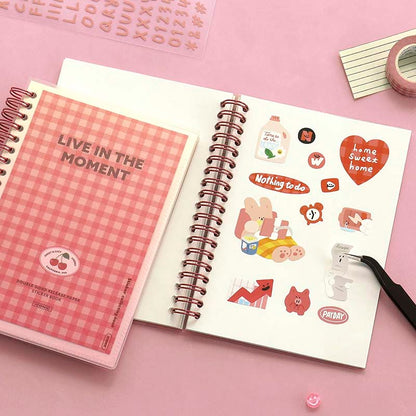 Álbum para Guardar Pegatinas Sticker Collecting Book Pink