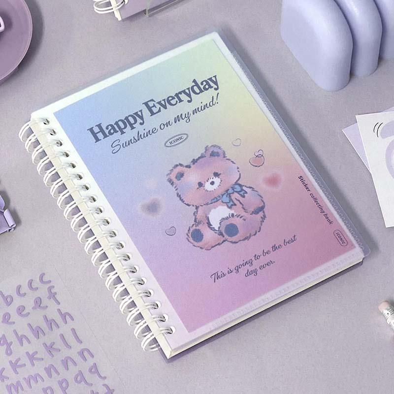 Álbum para Guardar Pegatinas Sticker Collecting Book Lavender