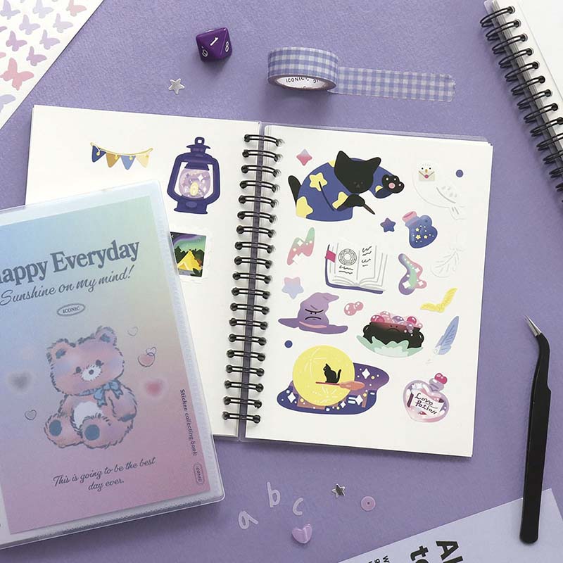 Álbum para Guardar Pegatinas Sticker Collecting Book Lavender