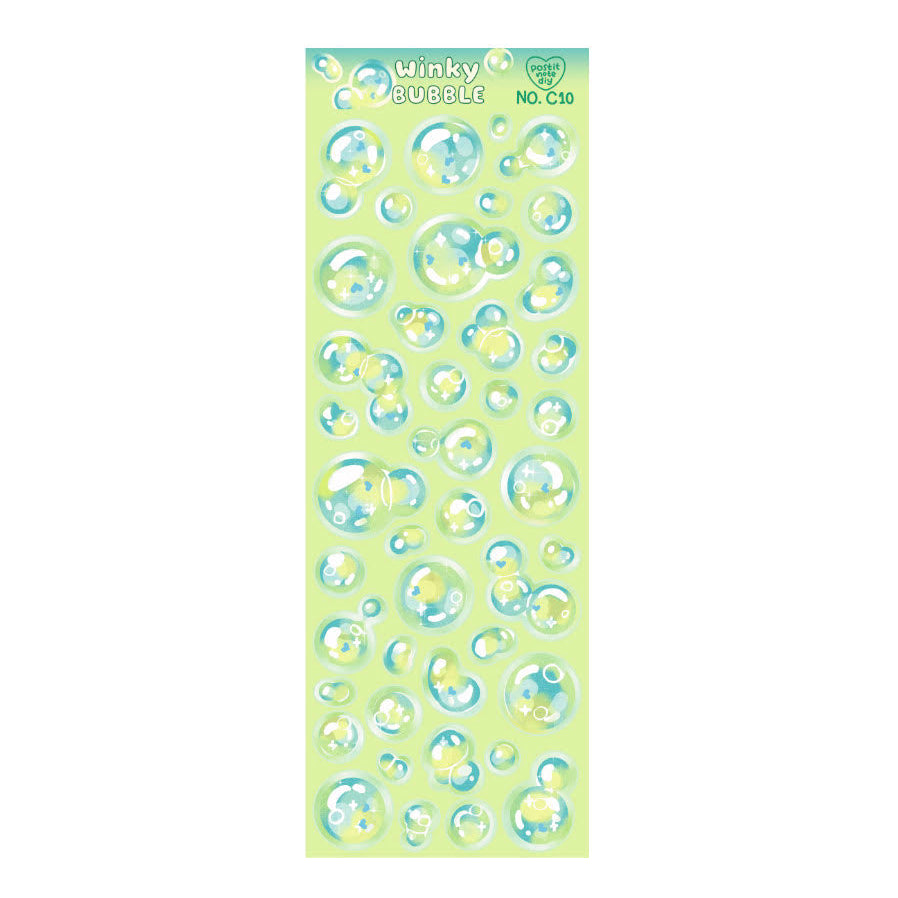 Stickers C10 Winky Bubble Green