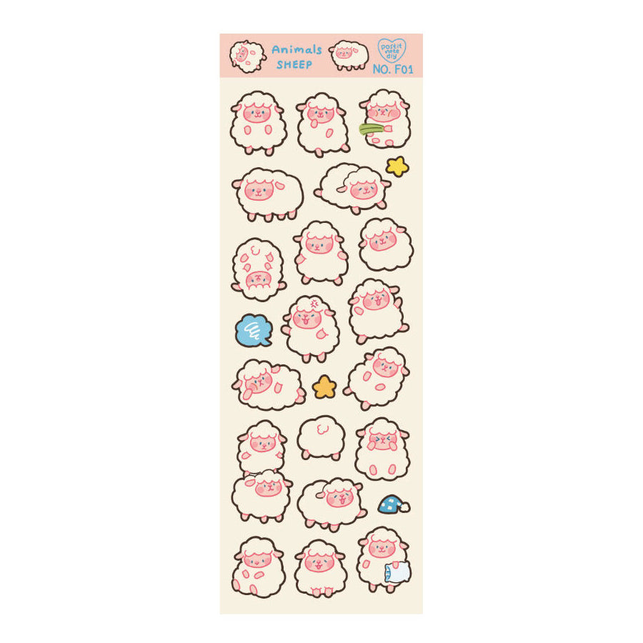 Stickers F01 Animals Sheep