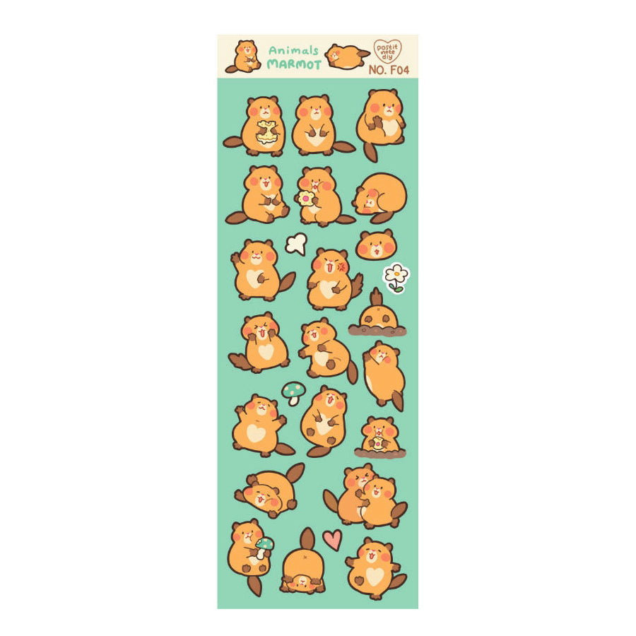 Stickers F04 Animals Marmot