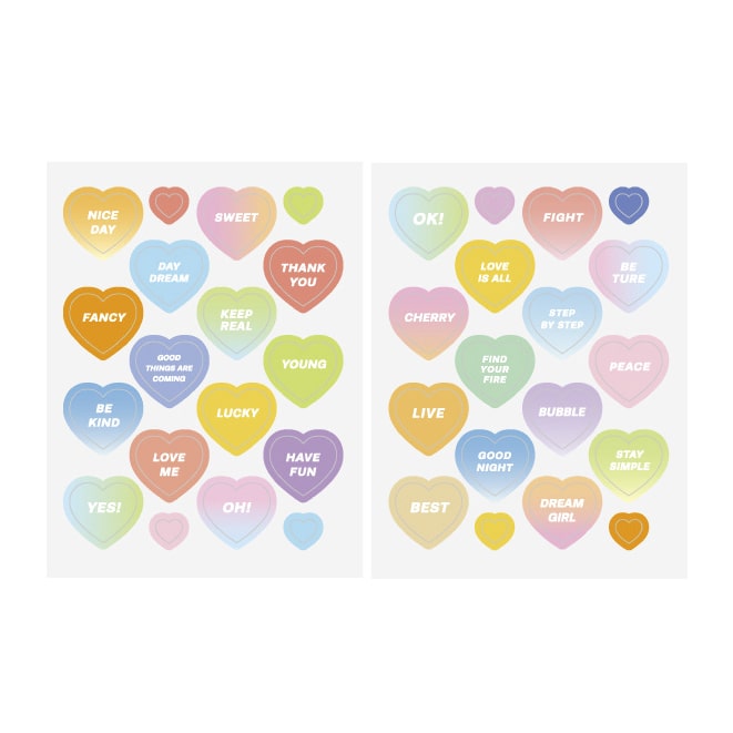 Stickers Color Law Heart