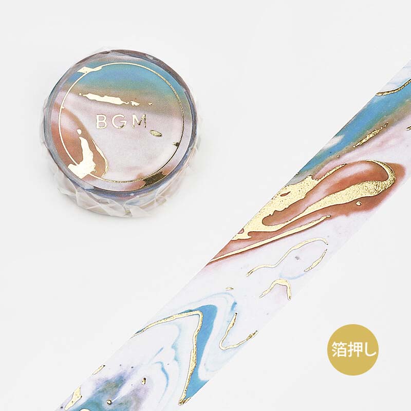 Washi Tape Foil Stone Pattern Colorful