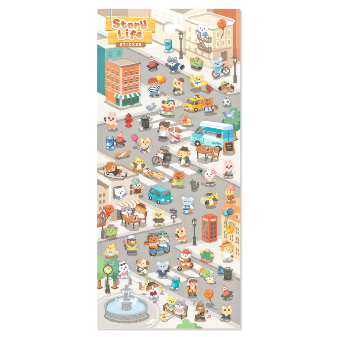 Stickers Story Life City