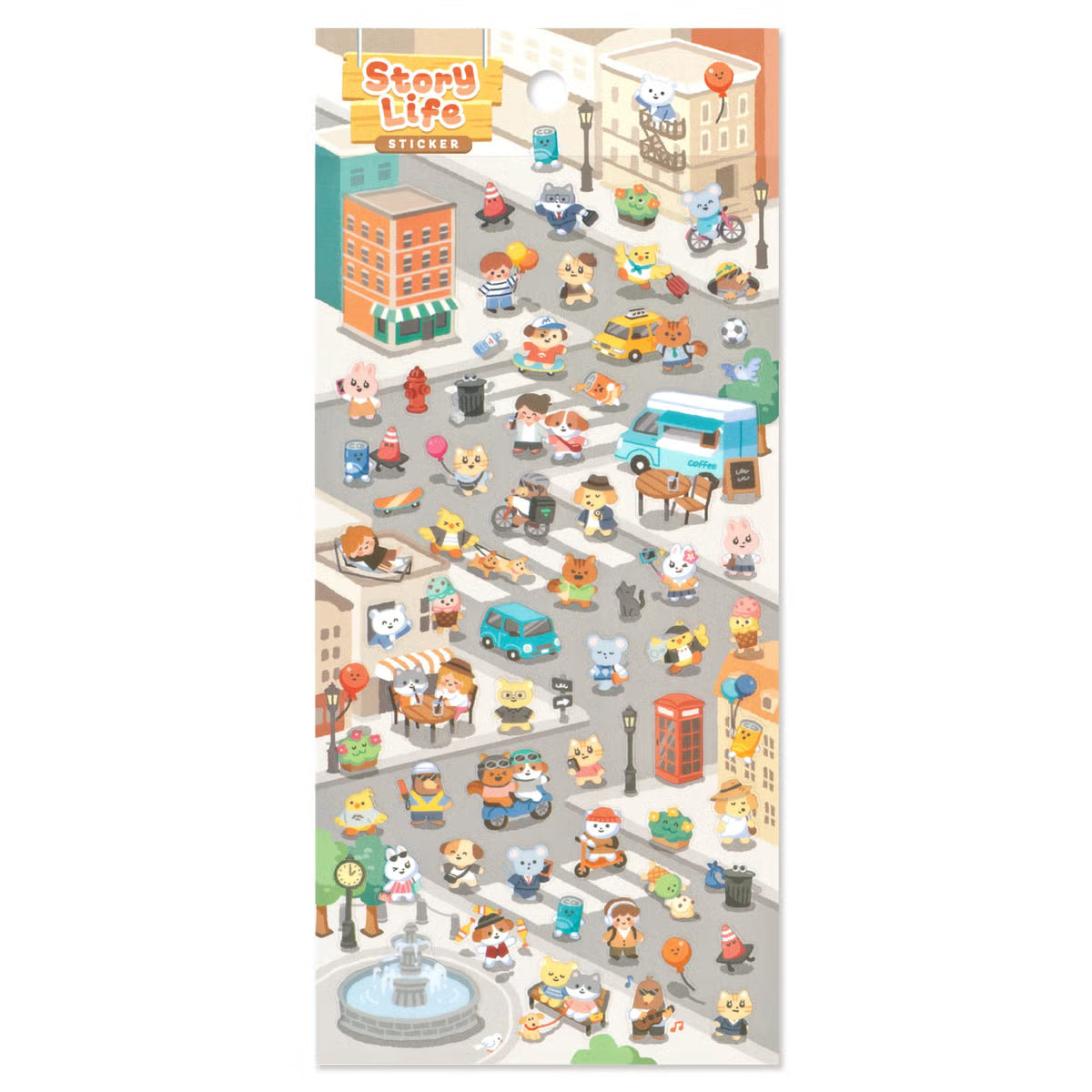 Stickers Story Life City