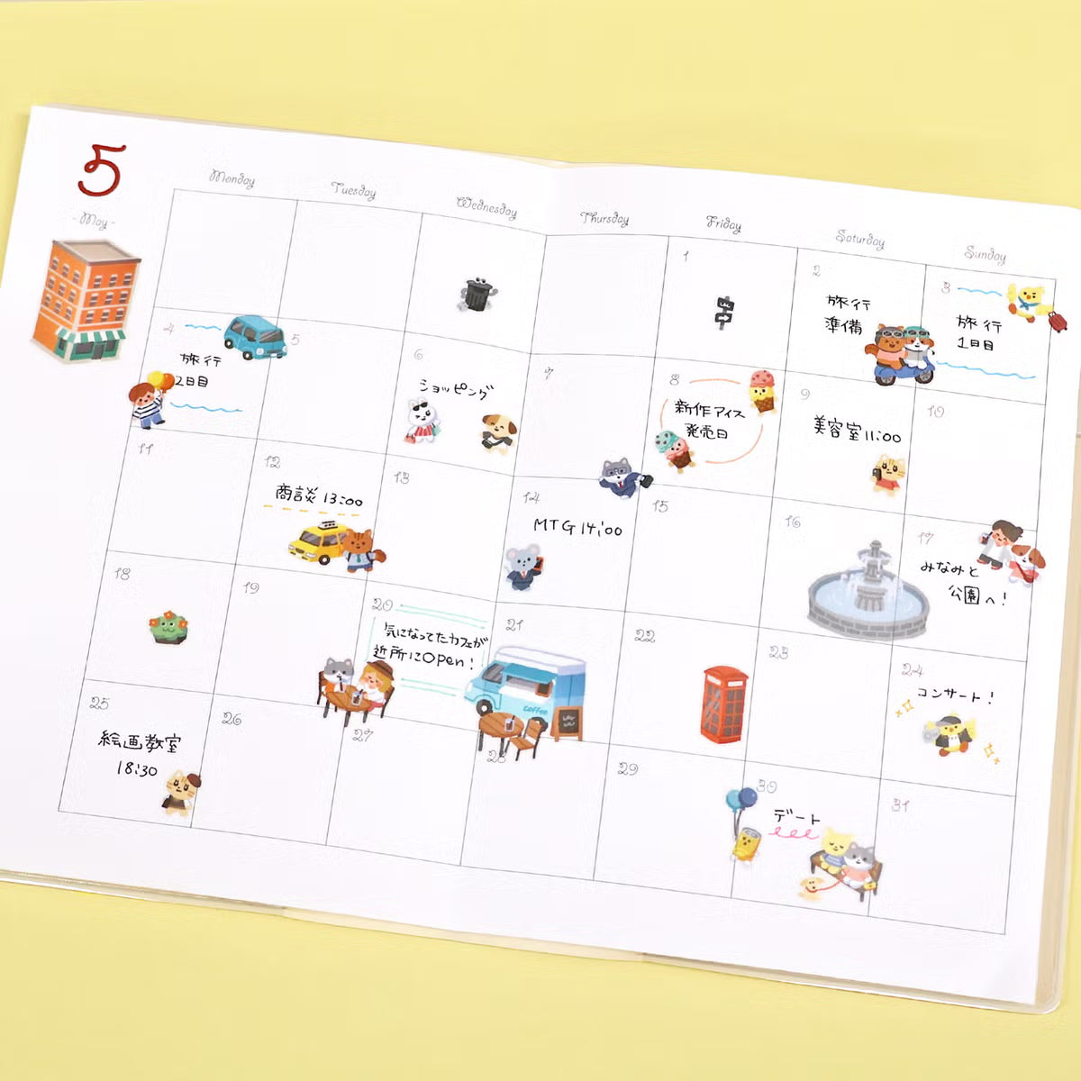 Stickers Story Life City