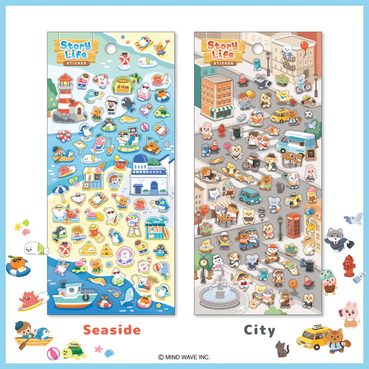 Stickers Story Life Seaside