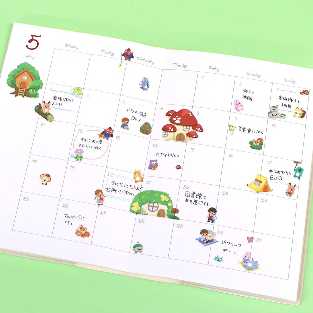 Stickers Story Life Forest