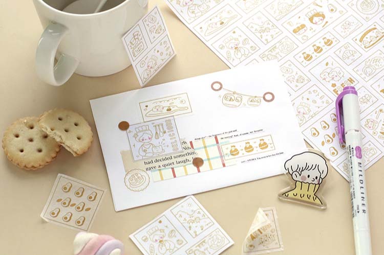 Stickers Strawberry Bunnys Yard Warm Home