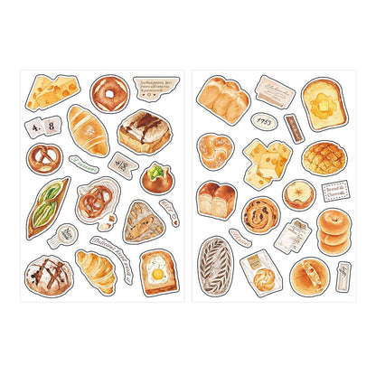 Stickers Sugar Diary Bread Time