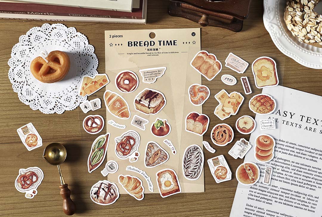 Stickers Sugar Diary Delicate Cake