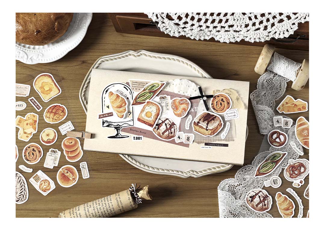 Stickers Sugar Diary Delicate Cake