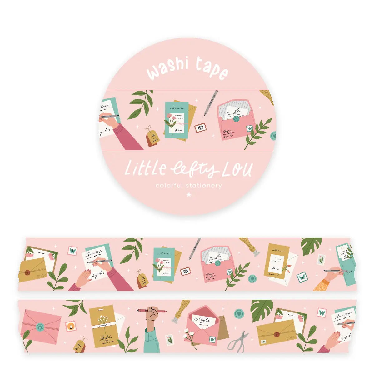Washi Tape Sweet Pink Mail