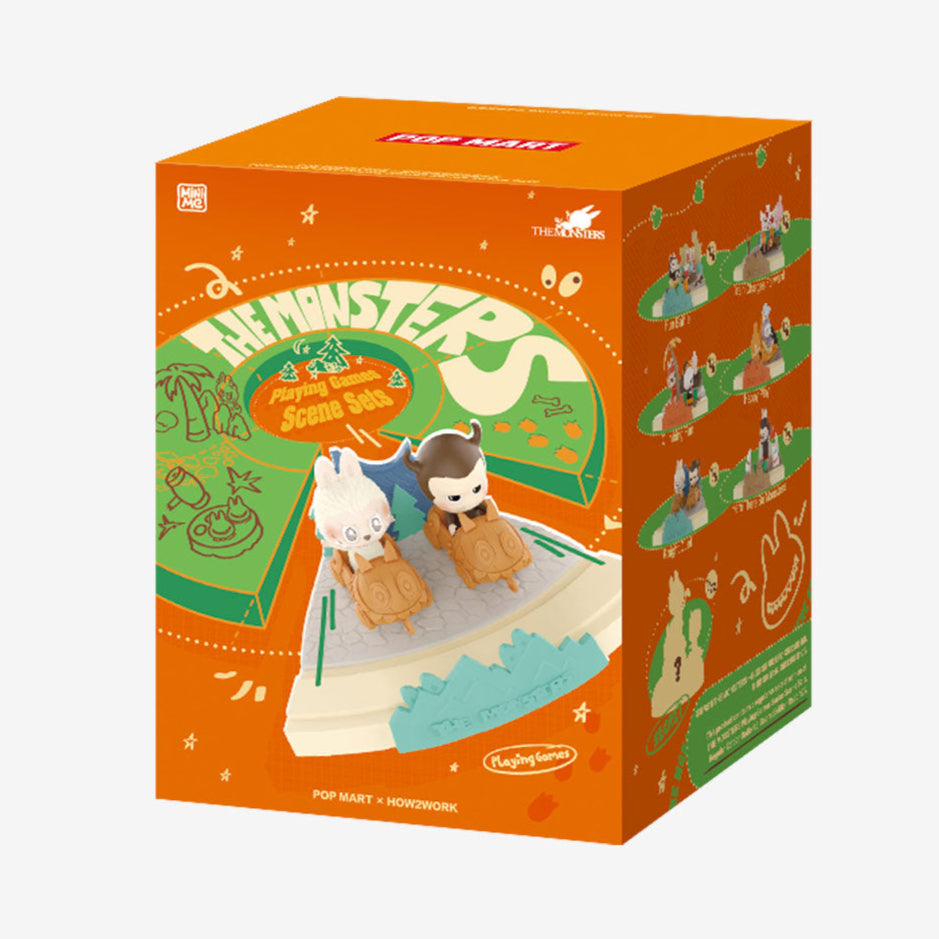 POP MART Blind Box LABUBU THE MONSTERS Playing Games Series Scene Sets