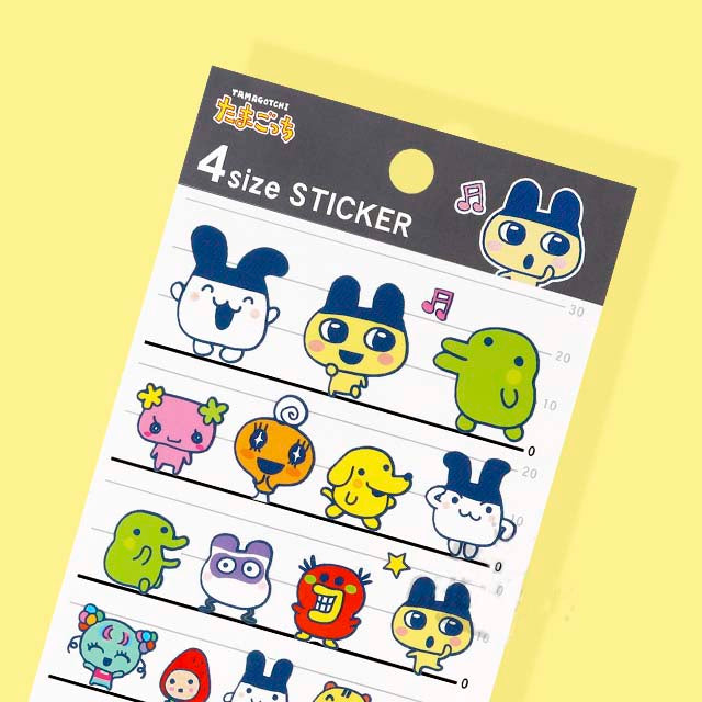 Stickers 4 Size Tamagotchi