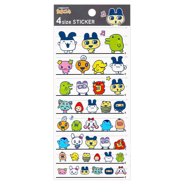 Stickers 4 Size Tamagotchi