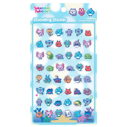 Stickers Tamagotchi Paradise Standing Sticker Dot Blue Water