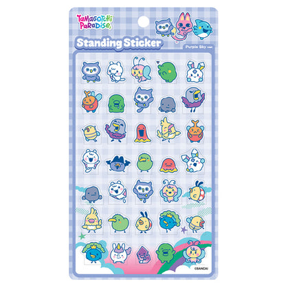 Stickers Tamagotchi Paradise Standing Sticker Purple Sky