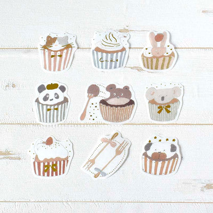 Stickers Flake Shochirou Tobimatsu Cupcake