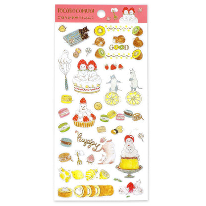 Stickers Tocorocomugi Frost Reward Treat Kitten