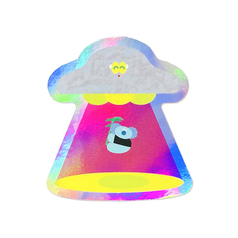 Sticker UFO Koala Absorption