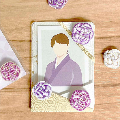Stickers Wanowa Mizuhiki Purple