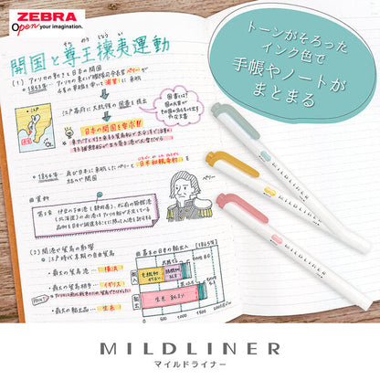 Subrayadores Mildliner Colores Calm (Individual)