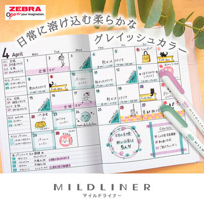 Subrayadores Mildliner Colores Calm (Individual)