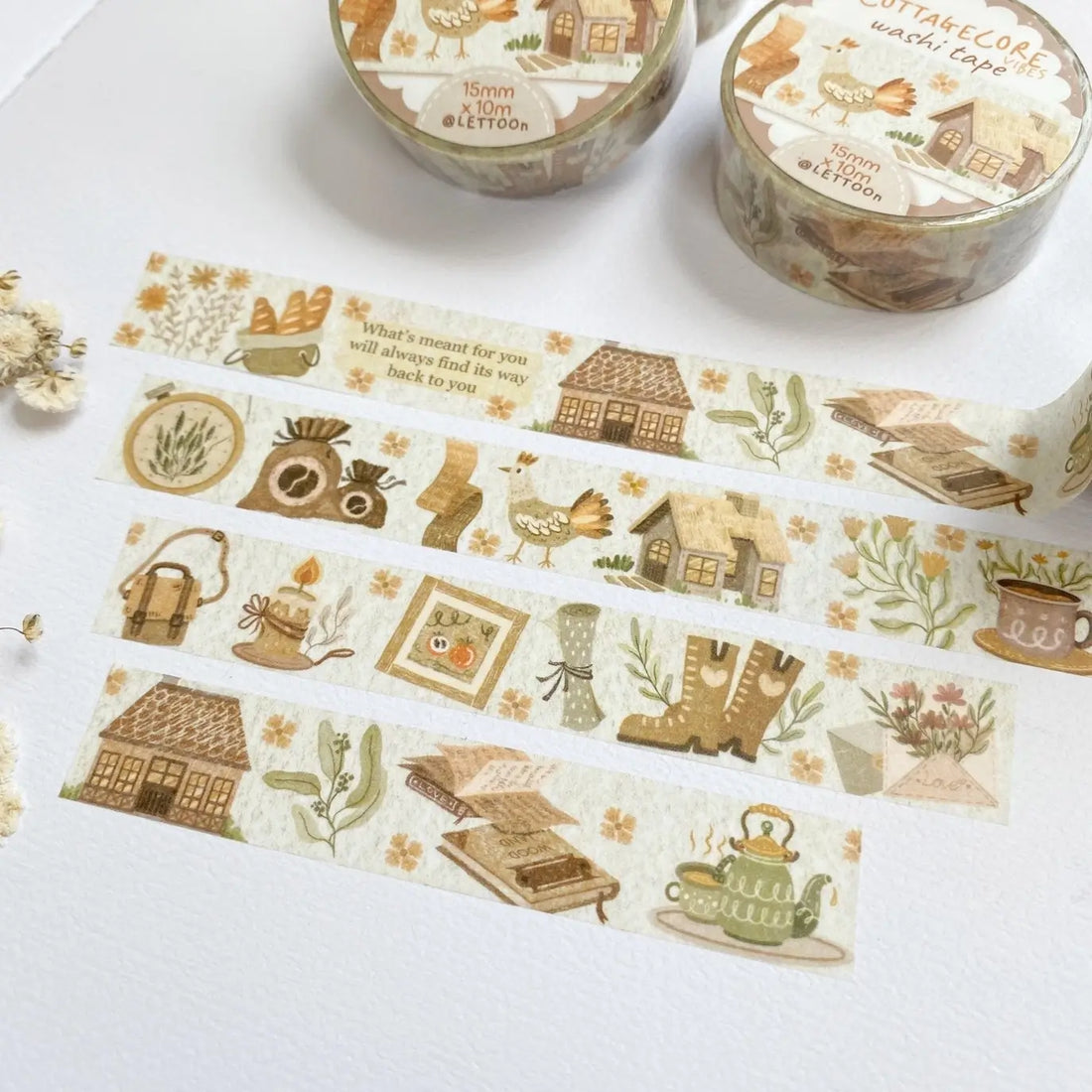 Cottagecore Vibes Washi Tape