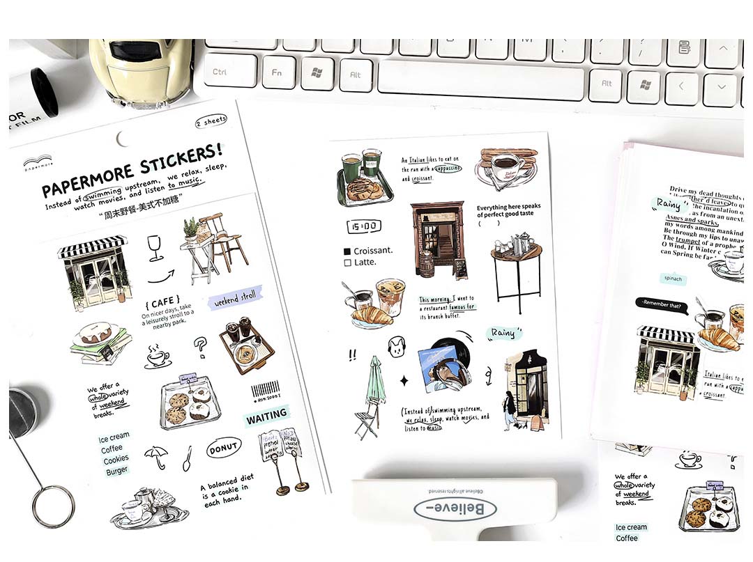 Stickers Weekend Picnic Americano No Sugar