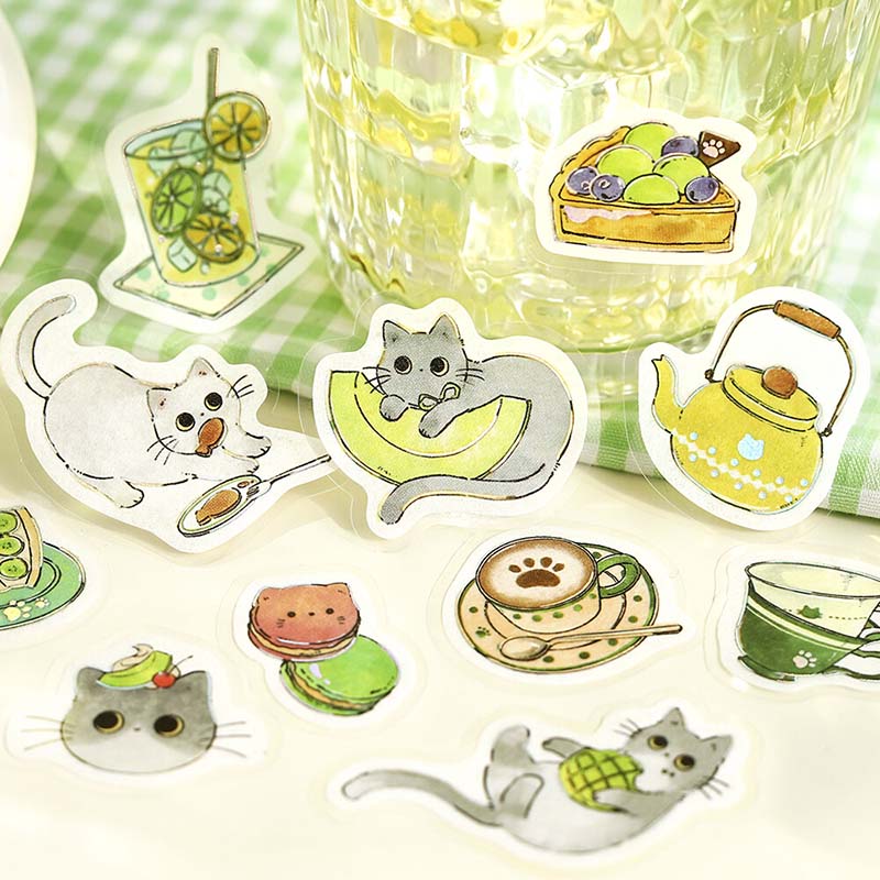 Stickers Welcome Meow Cafe Haineko