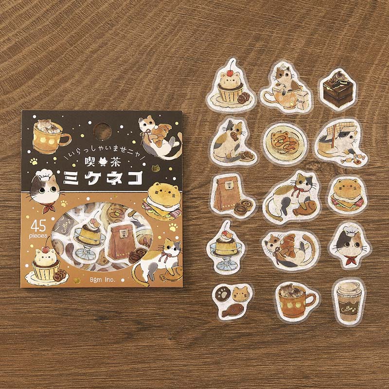 Stickers Welcome Meow Cafe Mikecat