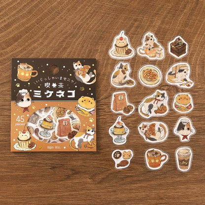 Stickers Welcome Meow Cafe Mikecat