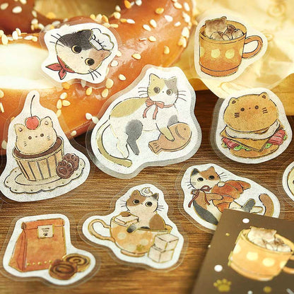 Stickers Welcome Meow Cafe Mikecat