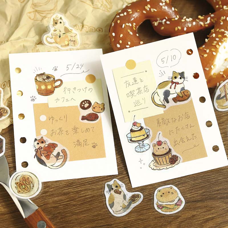 Stickers Welcome Meow Cafe Mikecat
