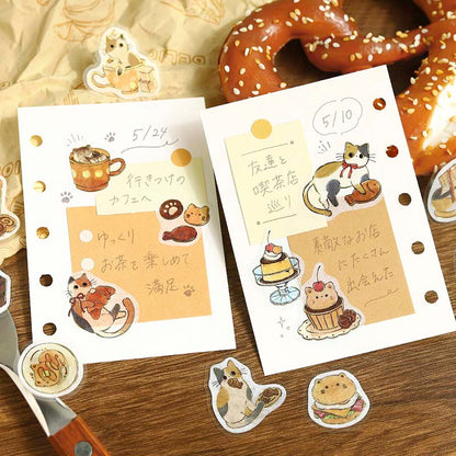 Stickers Welcome Meow Cafe Mikecat