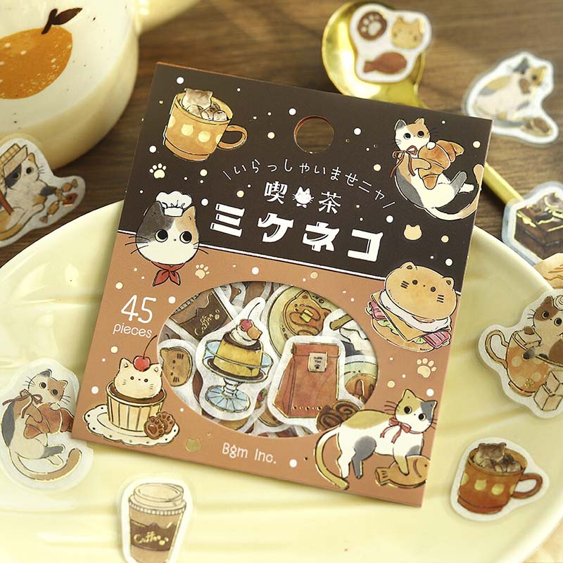 Stickers Welcome Meow Cafe Mikecat