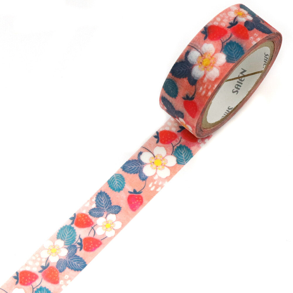 Washi Tape Wild Strawberry