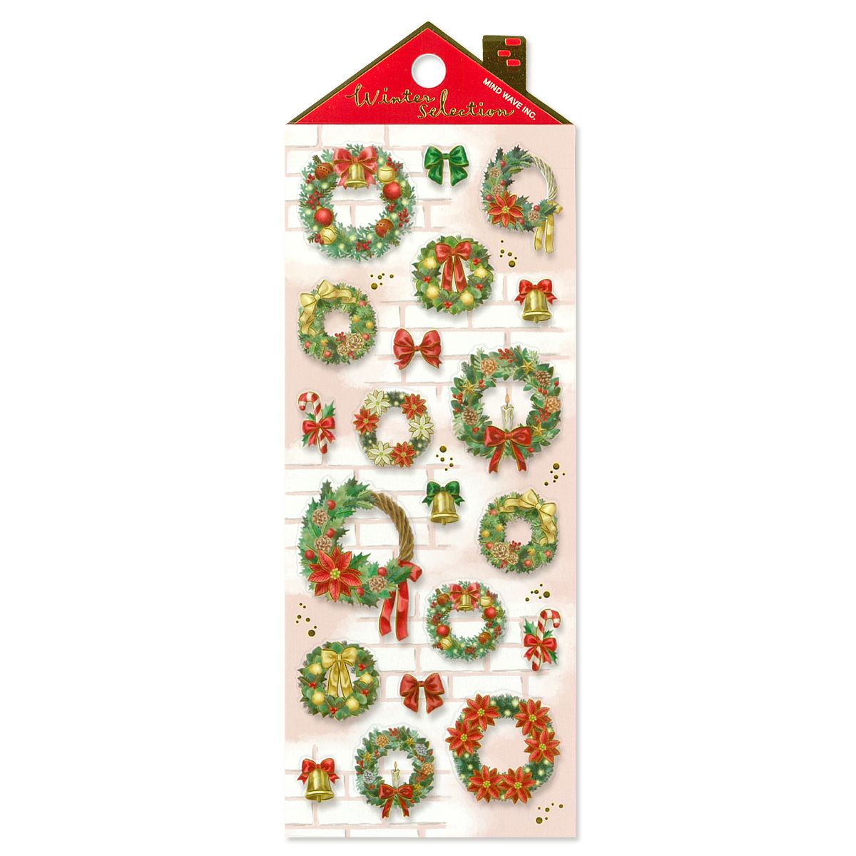 Stickers Winter Selection Christmas Wreath