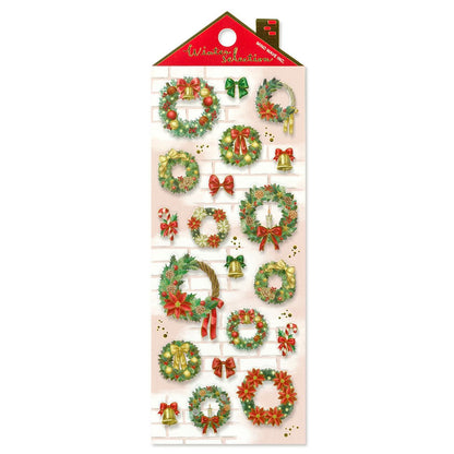 Stickers Winter Selection Christmas Wreath