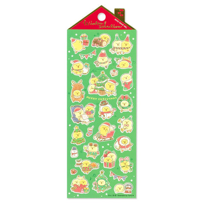 Stickers Winter Selection Merry Christmas Piyoko