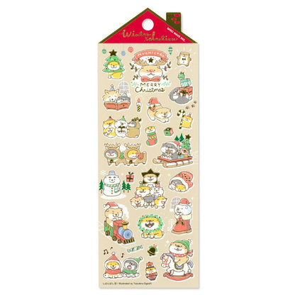 Stickers Winter Selection Shibanban Muchikoro Christmas