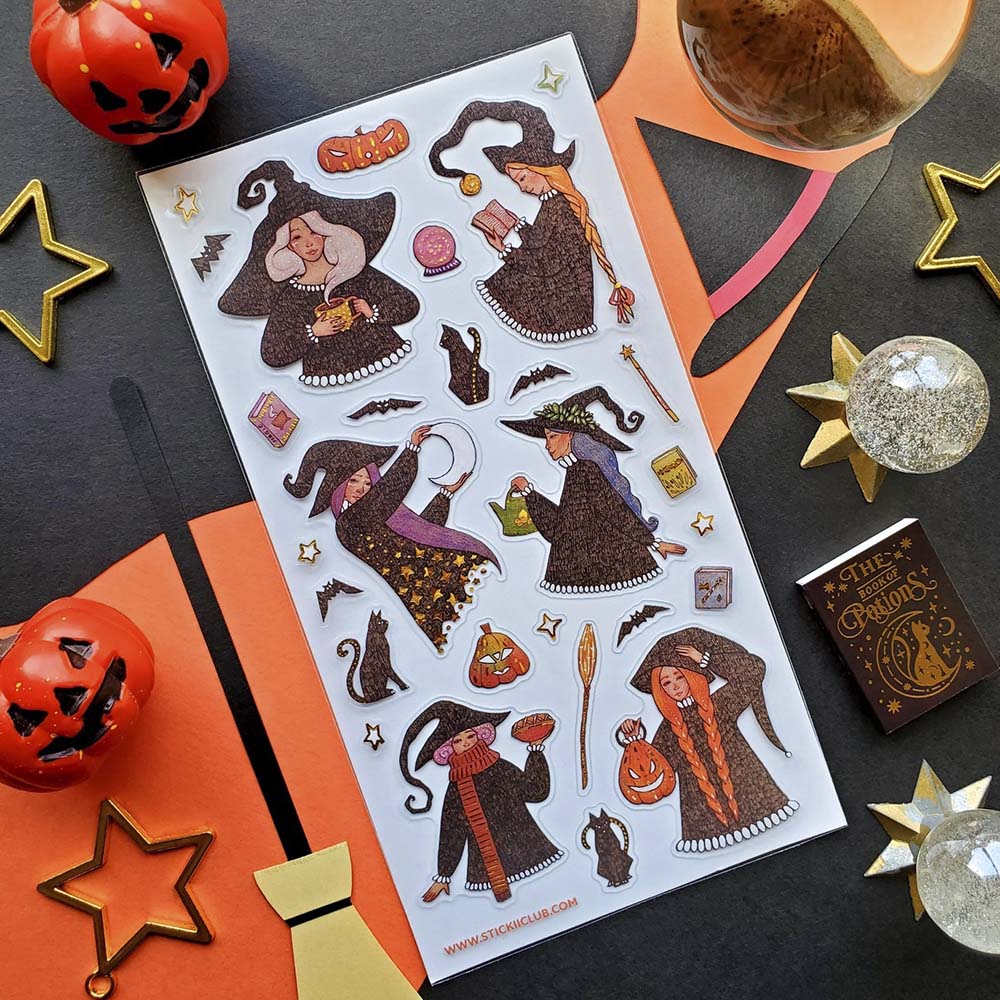 Stickers Witchy Autumn