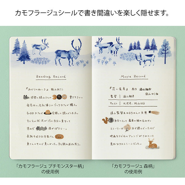 Stickers Yuru Log Camouflage Forest