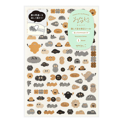 Stickers Yuru Log Camouflage Mini Monster