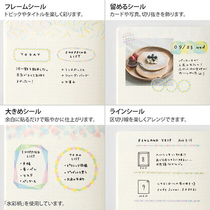 Stickers Yuru Log Forest Scandinavia (2pc)